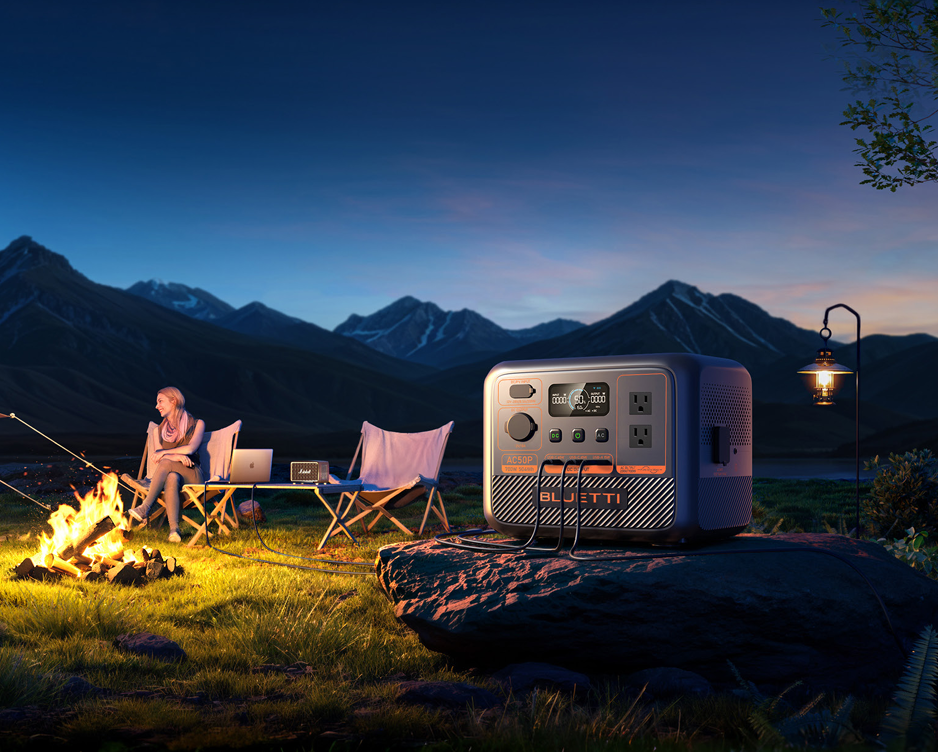 BLUETTI AC50P Portable Power Station — 540Wh|700W Reliable Backup Power Solar Generator for Home & Outdoor - Image 4