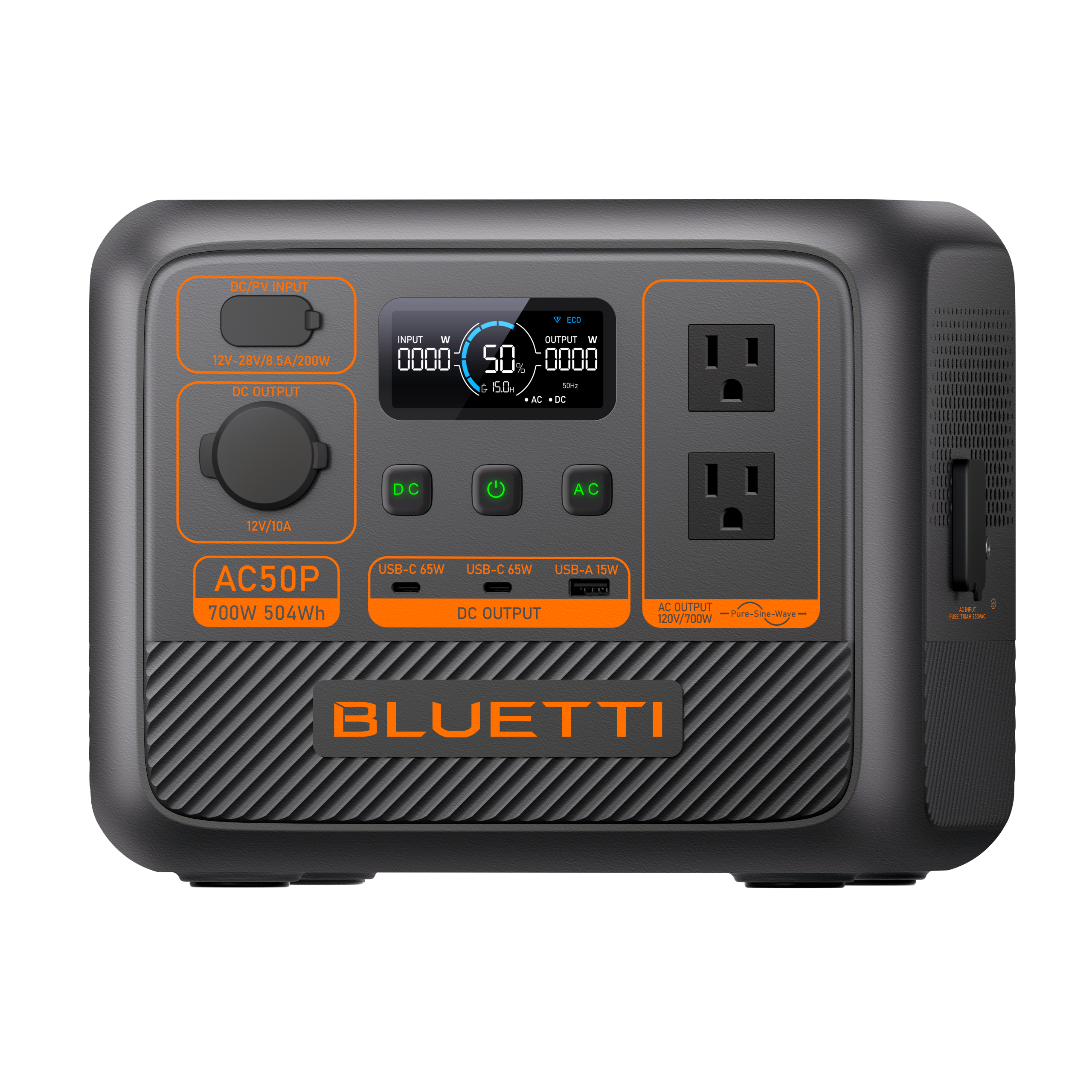 BLUETTI AC50P Portable Power Station — 540Wh|700W Reliable Backup Power Solar Generator for Home & Outdoor - Image 2