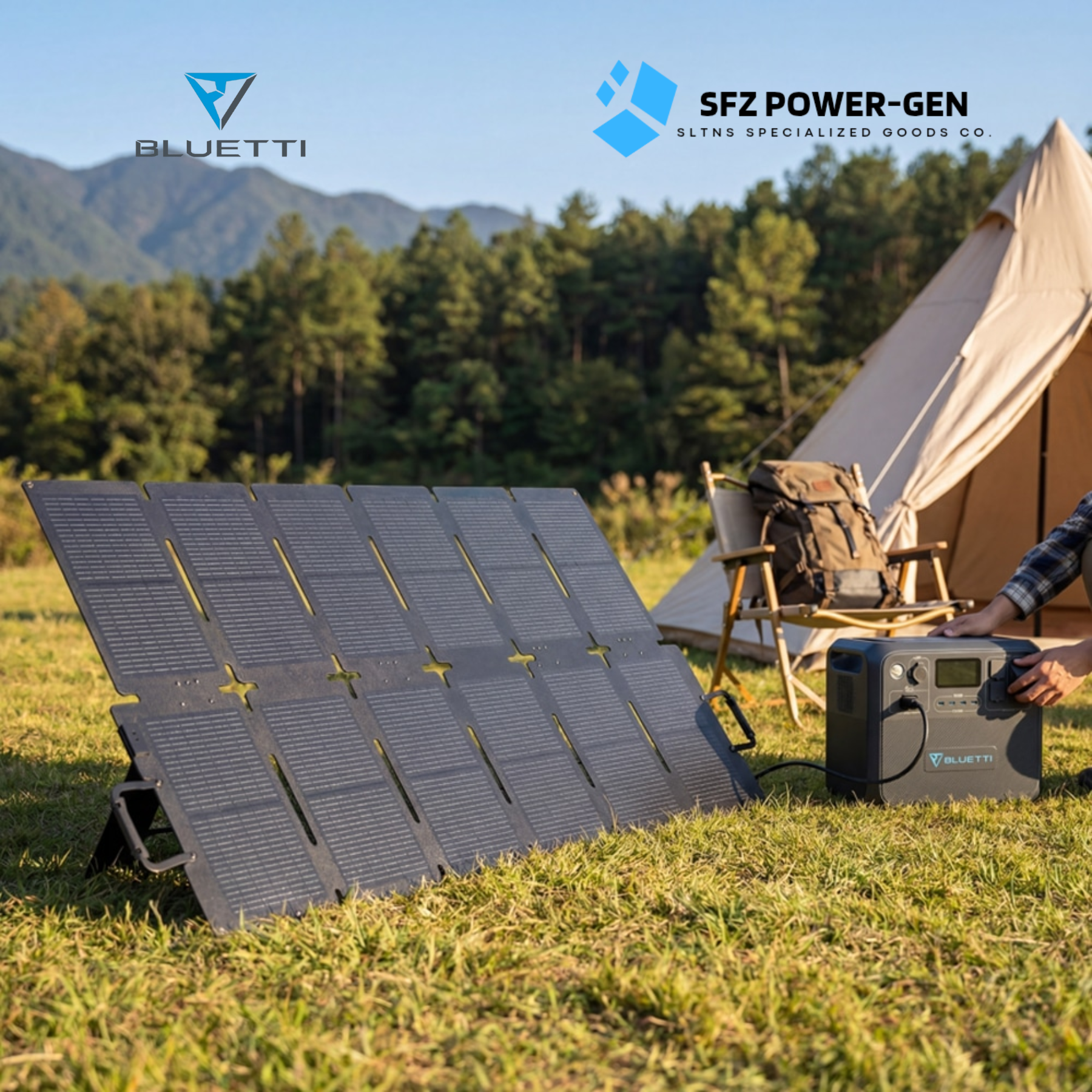 BLUETTI SORA 220 Solar Panel — 220W High Output Portable Solar Charging Panel - Image 3
